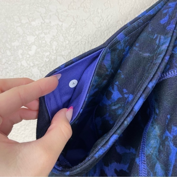 Lululemon Wunder Under Crop II‎ Full-On Luon Iris Floral Legging Size 4 Women - Picture 8 of 11